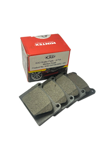 KAD Brake Pads - 4 Pot - Mintex Road