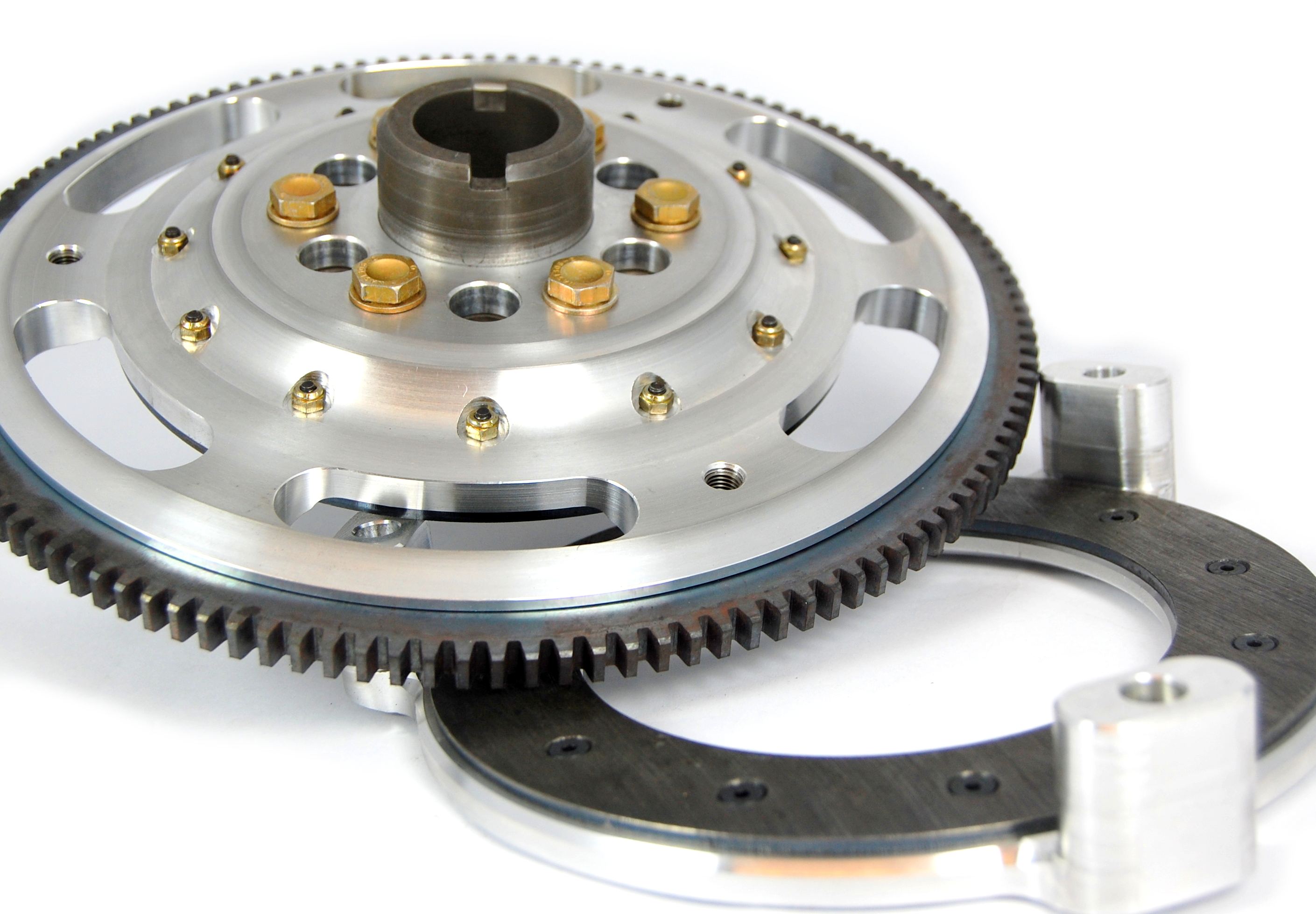KAD Mini Alloy Race Flywheel and Backplate