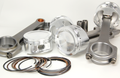 KAD A-Series 5 Port Con Rod and Piston Set
